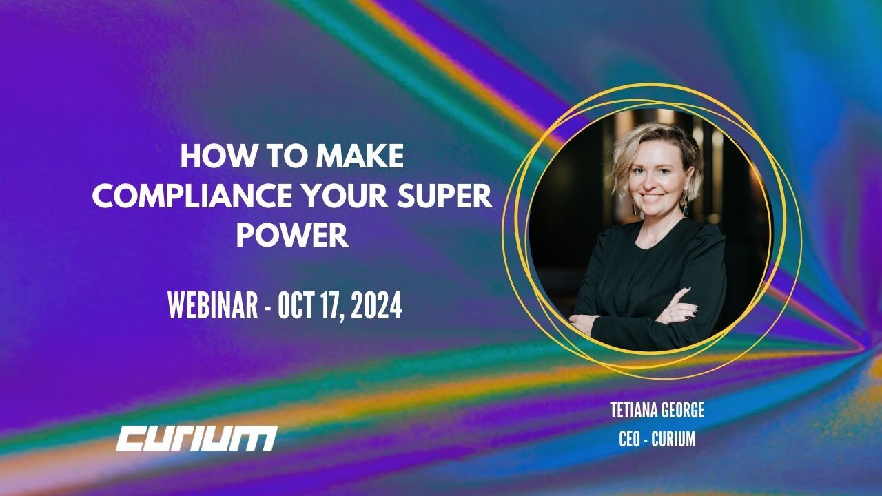 Webinar banner for making compliance your competitive advantage